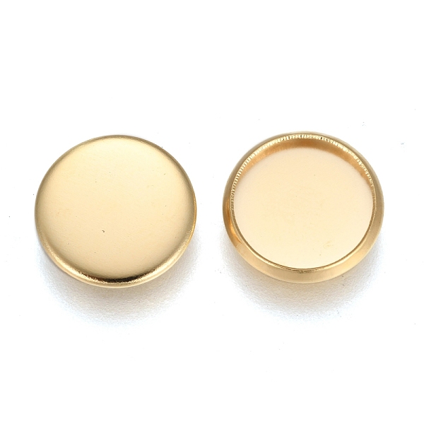 PandaHall 304 Stainless Steel Plain Edge Bezel Cups, Cabochon Settings, Flat Round, Golden, Tray: 10mm, 11.5x1.8mm 304 Stainless Steel Flat...
PandaHall 304 Stainless Steel Plain Edge Bezel Cups, Cabochon Settings, Flat Round, Golden, Tray: 10mm, 11.5x1.8mm 304 Stainless Steel Flat...