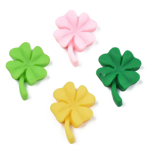PandaHall Opaque Resin Cabochons, Clover, Mixed Color, 27.5~28.5x20x5.5~6.5mm Resin Clover Multicolor
PandaHall Opaque Resin Cabochons, Clover, Mixed Color, 27.5~28.5x20x5.5~6.5mm Resin Clover Multicolor
