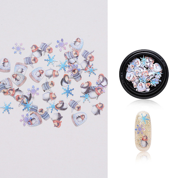 PandaHall Paper Cabochons for Christmas, Nail Art Decorations, Mixed Shapes, Animal Pattern, 3~8x2~6x0.1mm, about 50pcs/box Paper Other..., Multicolor
PandaHall Paper Cabochons for Christmas, Nail Art Decorations, Mixed Shapes, Animal Pattern, 3~8x2~6x0.1mm, about 50pcs/box Paper Other..., Multicolor