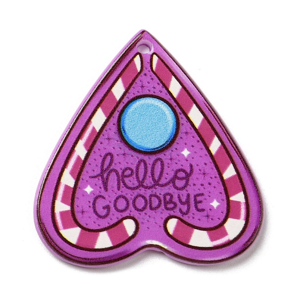 PandaHall Christmas Theme Acrylic Pendants, Heart, 37.5x35x2.5mm, Hole: 1.6mm Acrylic Heart
PandaHall Christmas Theme Acrylic Pendants, Heart, 37.5x35x2.5mm, Hole: 1.6mm Acrylic Heart