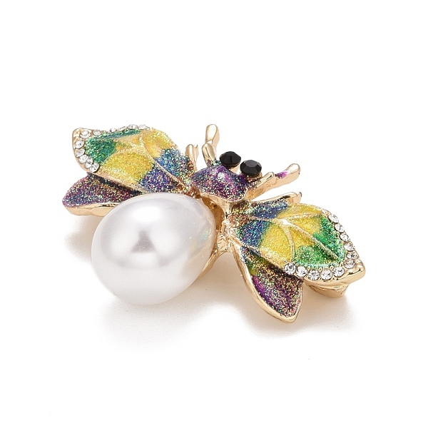 PandaHall Resin Pearl & Rhinestone Bee Brooch, Insect Alloy Badge for Backpack Clothes, Light Gold, Colorful, 29x44.5x12.5mm...
PandaHall Resin Pearl & Rhinestone Bee Brooch, Insect Alloy Badge for Backpack Clothes, Light Gold, Colorful, 29x44.5x12.5mm...
