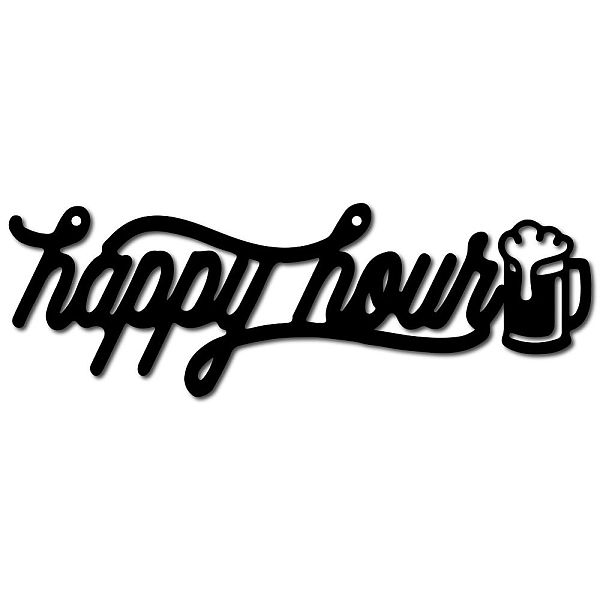 PandaHall CREATCABIN Happy Hour Sign Bar Wall Decor Drinks Metal Wall Art Wall Hanging Decor for Indoor Outdoor Home Livingroom Kitchen...
PandaHall CREATCABIN Happy Hour Sign Bar Wall Decor Drinks Metal Wall Art Wall Hanging Decor for Indoor Outdoor Home Livingroom Kitchen...