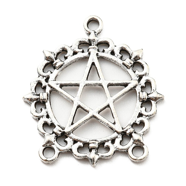 PandaHall Alloy Chandelier Component Links, Pentagram, Antique Silver, 27x24.5x2mm, Hole: 1.8mm Alloy Star
PandaHall Alloy Chandelier Component Links, Pentagram, Antique Silver, 27x24.5x2mm, Hole: 1.8mm Alloy Star