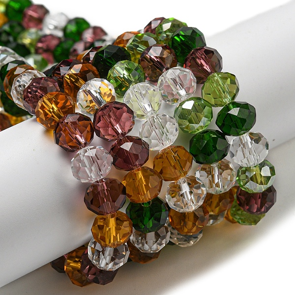 PandaHall Glass Beads Strands, Faceted, Rondelle, Olive Drab, 8x6mm, Hole: 1mm, about 65~68pcs/strand, 15.7~16.1 inch(40~41cm) Glass...
PandaHall Glass Beads Strands, Faceted, Rondelle, Olive Drab, 8x6mm, Hole: 1mm, about 65~68pcs/strand, 15.7~16.1 inch(40~41cm) Glass...