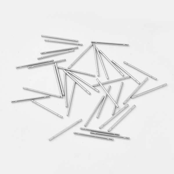 PandaHall 304 Stainless Steel Stud Earring Findings, Stainless Steel Color, 14~15x0.7mm, Pin: 0.8mm 304 Stainless Steel Others
PandaHall 304 Stainless Steel Stud Earring Findings, Stainless Steel Color, 14~15x0.7mm, Pin: 0.8mm 304 Stainless Steel Others