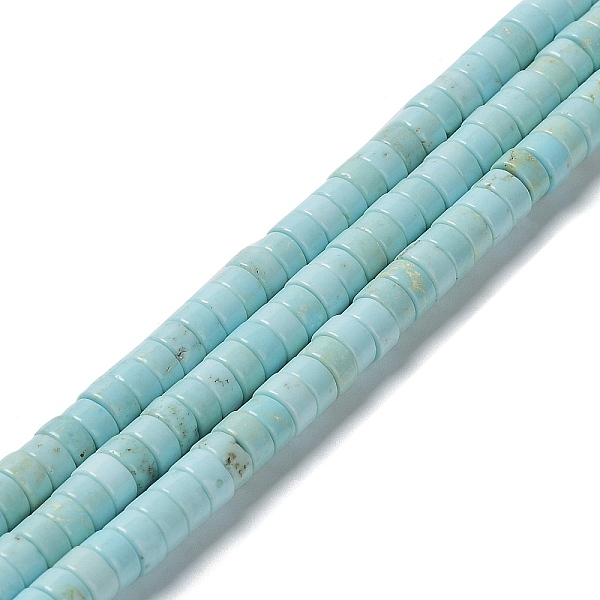PandaHall Natural Howlite Beads Strands, Dyed, Flat Round/Disc, Heishi Beads, 6~6.5x3~3.5mm, Hole: 1mm, about 116~117pcs/strand...
PandaHall Natural Howlite Beads Strands, Dyed, Flat Round/Disc, Heishi Beads, 6~6.5x3~3.5mm, Hole: 1mm, about 116~117pcs/strand...