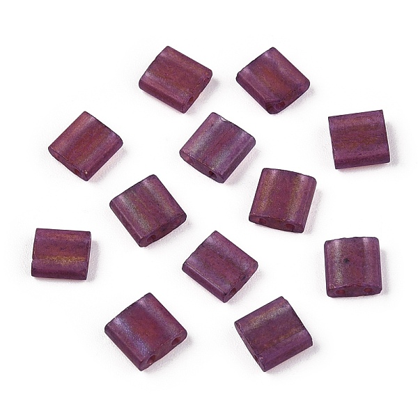 PandaHall 2-Hole Glass Seed Beads, Transparent Colours, Frosted, Rectangle, Medium Violet Red, 5x4.5~5.5x2~2.5mm, Hole: 0.5~0.8mm Glass...
PandaHall 2-Hole Glass Seed Beads, Transparent Colours, Frosted, Rectangle, Medium Violet Red, 5x4.5~5.5x2~2.5mm, Hole: 0.5~0.8mm Glass...