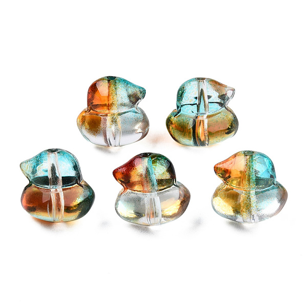 PandaHall Transparent Spray Painted Glass Beads, Two Tone, Duck, Turquoise, 11.5x12x10.5mm, Hole: 1mm Glass Duck Green
PandaHall Transparent Spray Painted Glass Beads, Two Tone, Duck, Turquoise, 11.5x12x10.5mm, Hole: 1mm Glass Duck Green