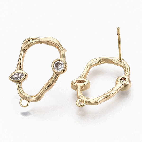 PandaHall Brass Cubic Zirconia Stud Earring Findings, with 925 Sterling Silver Pins and Loop, with S925 Stamp, Nickel Free, teardrop, Real..., Clear
PandaHall Brass Cubic Zirconia Stud Earring Findings, with 925 Sterling Silver Pins and Loop, with S925 Stamp, Nickel Free, teardrop, Real..., Clear