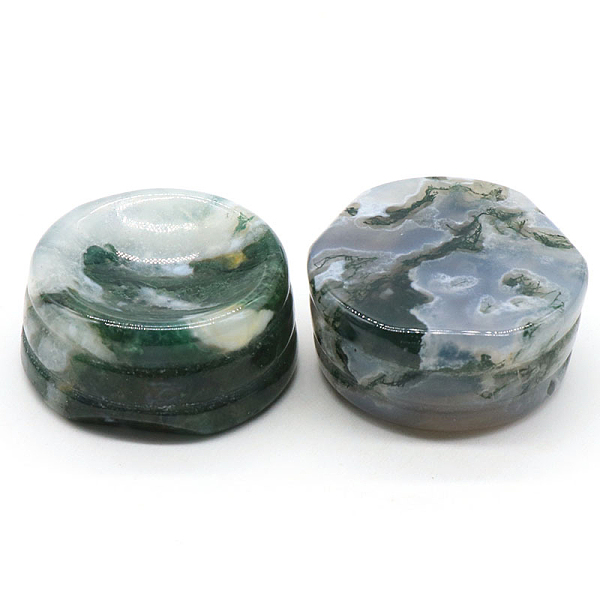 PandaHall Natural Moss Agate Display Base Stand Holder for Crystal, Crystal Sphere Stand, 2.7x1.2cm Moss Agate Flat Round
PandaHall Natural Moss Agate Display Base Stand Holder for Crystal, Crystal Sphere Stand, 2.7x1.2cm Moss Agate Flat Round
