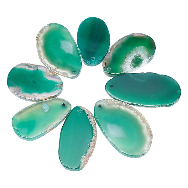 PandaHall BENECREAT 8Pcs Natural Agate Dyed Big Pendants, Nuggets Charms, Green, 40~60x17~37x5~7mm, Hole: 1.8mm Natural Agate Nuggets Green
PandaHall BENECREAT 8Pcs Natural Agate Dyed Big Pendants, Nuggets Charms, Green, 40~60x17~37x5~7mm, Hole: 1.8mm Natural Agate Nuggets Green