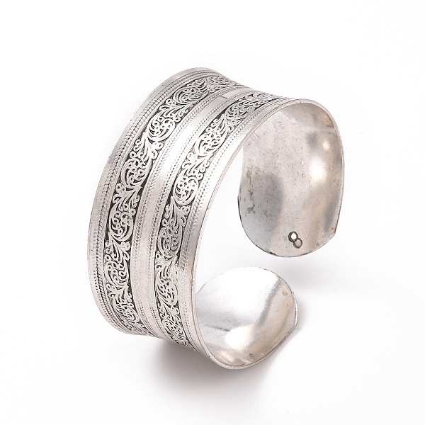 PandaHall Bohemia Tibetan Style Alloy Thick Open Cuff Bangle for Women, Leaf Pattern, Inner Diameter: 2-1/4 inch(5.6cm), Wide: 28mm Alloy...
PandaHall Bohemia Tibetan Style Alloy Thick Open Cuff Bangle for Women, Leaf Pattern, Inner Diameter: 2-1/4 inch(5.6cm), Wide: 28mm Alloy...