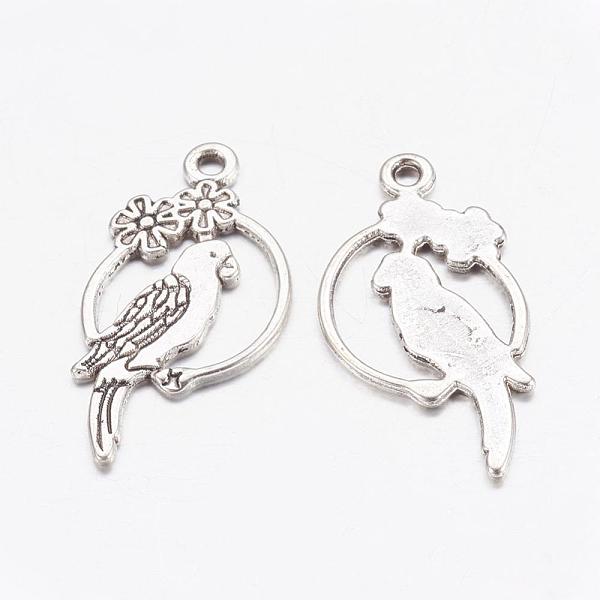 PandaHall Alloy Tropical Parrot Pendants, Lead Free and Cadmium Free, Antique Silver, 28x14.5x1.5mm, Hole: 1.5mm Alloy Bird
PandaHall Alloy Tropical Parrot Pendants, Lead Free and Cadmium Free, Antique Silver, 28x14.5x1.5mm, Hole: 1.5mm Alloy Bird