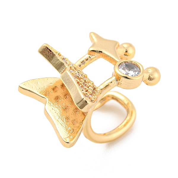 PandaHall Real 14K Gold Plated Brass with Cubic Zirconia Cuff Earrings, Long-Lasting Plated, Star, 13x11x10mm Cubic Zirconia Star Clear
PandaHall Real 14K Gold Plated Brass with Cubic Zirconia Cuff Earrings, Long-Lasting Plated, Star, 13x11x10mm Cubic Zirconia Star Clear