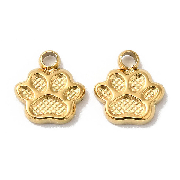 PandaHall Manual Polishing 304 Stainless Steel Charms, Paw Print Charm, Real 18K Gold Plated, 7x6x1.5mm, Hole: 1.2mm 304 Stainless Steel Paw...
PandaHall Manual Polishing 304 Stainless Steel Charms, Paw Print Charm, Real 18K Gold Plated, 7x6x1.5mm, Hole: 1.2mm 304 Stainless Steel Paw...