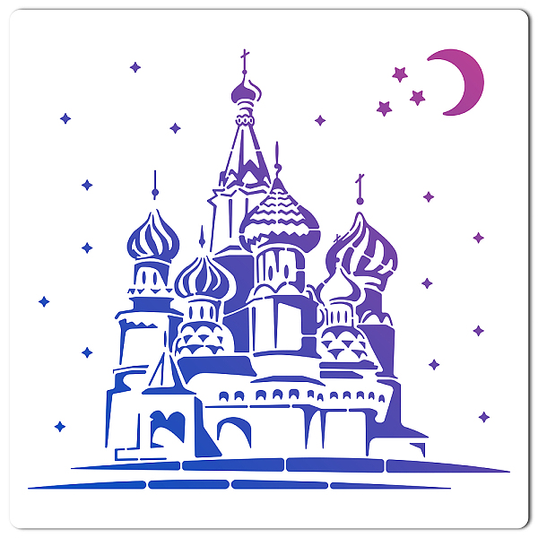 PandaHall GORGECRAFT 11.8x11.8" Hollow Out Star Stencils Castle Painting Stencil Moon Reusable Building House DIY Drawing Templates for Wall...
PandaHall GORGECRAFT 11.8x11.8" Hollow Out Star Stencils Castle Painting Stencil Moon Reusable Building House DIY Drawing Templates for Wall...