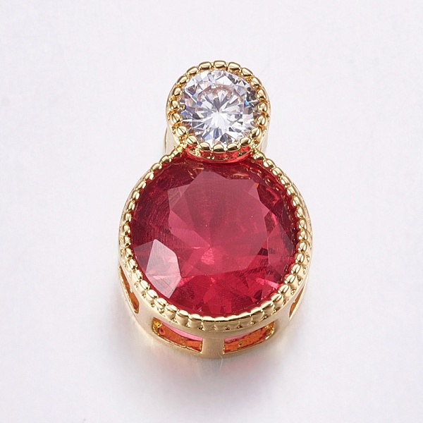 PandaHall Brass Micro Pave Cubic Zirconia Pendants, Multi-strand Links, Long-Lasting Plated, Real 18K Gold Plated, Flat Round and Oval, Red...
PandaHall Brass Micro Pave Cubic Zirconia Pendants, Multi-strand Links, Long-Lasting Plated, Real 18K Gold Plated, Flat Round and Oval, Red...
