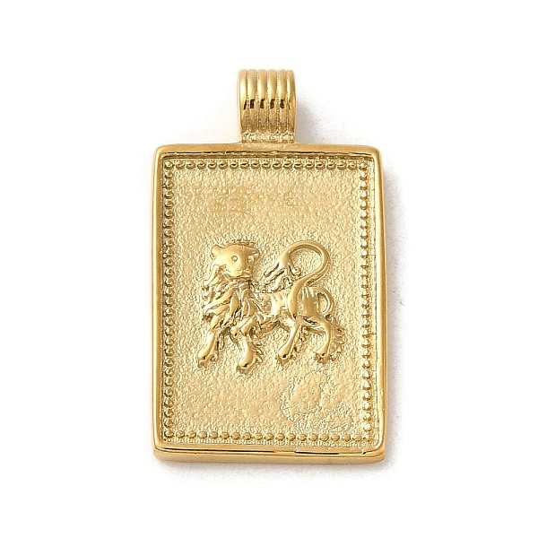 PandaHall 304 Stainless Steel Pendants, Rectangle with Constellations, Real 14K Gold Plated, Leo, 25x14x2mm, Hole: 2mm 304 Stainless Steel...
PandaHall 304 Stainless Steel Pendants, Rectangle with Constellations, Real 14K Gold Plated, Leo, 25x14x2mm, Hole: 2mm 304 Stainless Steel...