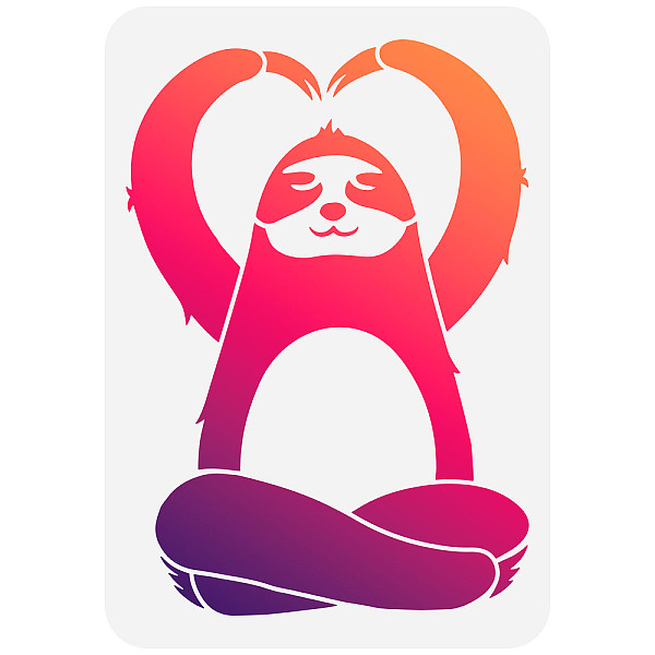 PandaHall Plastic Drawing Painting Stencils Templates, for Painting on Scrapbook Fabric Tiles Floor Furniture Wood, Rectangle, Sloth Pattern...
PandaHall Plastic Drawing Painting Stencils Templates, for Painting on Scrapbook Fabric Tiles Floor Furniture Wood, Rectangle, Sloth Pattern...