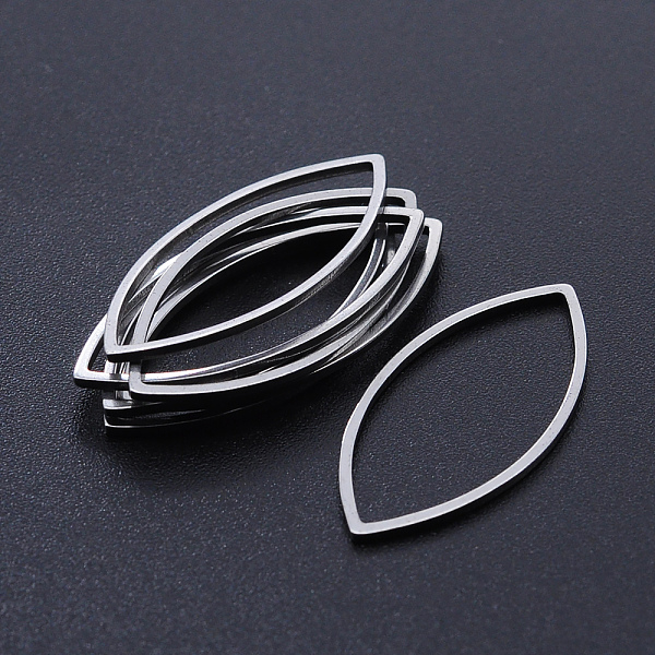 PandaHall 201 Stainless Steel Linking Rings, Laser Cut, Horse Eye, Stainless Steel Color, 27x13x1mm, Inner Diameter: 24x11mm 201 Stainless...
PandaHall 201 Stainless Steel Linking Rings, Laser Cut, Horse Eye, Stainless Steel Color, 27x13x1mm, Inner Diameter: 24x11mm 201 Stainless...