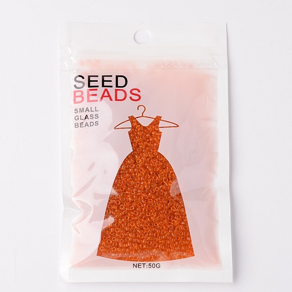 PandaHall 12/0 Glass Seed Beads, Transparent, Round, Dark Orange, 2mm, Hole: 1mm, about 3100pcs/50g Glass Orange
PandaHall 12/0 Glass Seed Beads, Transparent, Round, Dark Orange, 2mm, Hole: 1mm, about 3100pcs/50g Glass Orange