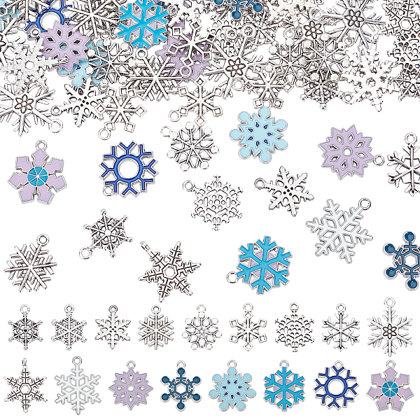 PandaHall 128pcs 17 Styles Snowflake Charms for Jewelry Making Xmas Christmas Snowflake Charms Pendant Beads for DIY Craft Bracelet..., Multicolor
PandaHall 128pcs 17 Styles Snowflake Charms for Jewelry Making Xmas Christmas Snowflake Charms Pendant Beads for DIY Craft Bracelet..., Multicolor