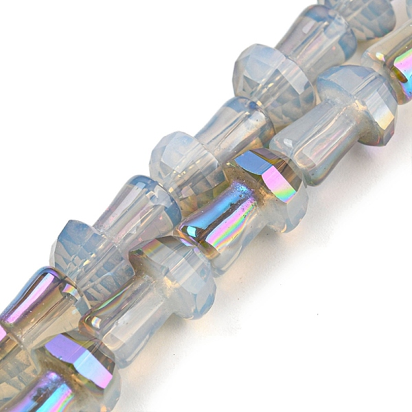 PandaHall Electroplate Glass Beads Strands, AB Color Plated, Faceted, Mushroom, Gainsboro, 12x8mm, Hole: 1mm, about 50pcs/strand, 22.83''..., Gray
PandaHall Electroplate Glass Beads Strands, AB Color Plated, Faceted, Mushroom, Gainsboro, 12x8mm, Hole: 1mm, about 50pcs/strand, 22.83''..., Gray