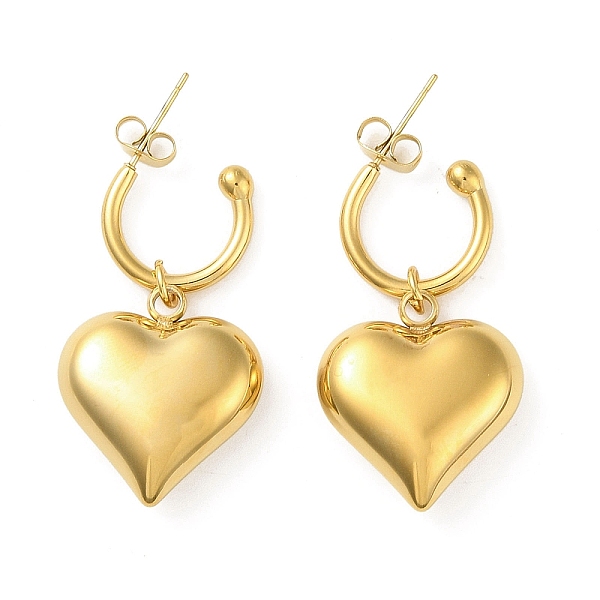PandaHall 304 Stainless Steel Pendant Earrings, Heart, Golden, 38x20mm 304 Stainless Steel Heart
PandaHall 304 Stainless Steel Pendant Earrings, Heart, Golden, 38x20mm 304 Stainless Steel Heart