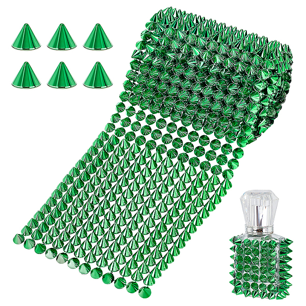 PandaHall AHANDMAKER 1 Yard Sew Stitch On Spike Stud Strip, 12 Rows Cone Flatback Punk Rock Trim Plastic Trim Mesh Bead for Cosplay..., Green
PandaHall AHANDMAKER 1 Yard Sew Stitch On Spike Stud Strip, 12 Rows Cone Flatback Punk Rock Trim Plastic Trim Mesh Bead for Cosplay..., Green