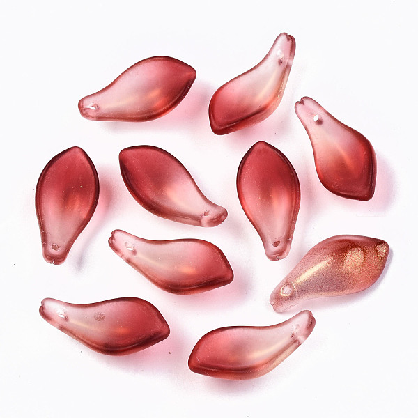 PandaHall Two Tone Spray Painted Glass Pendants, Frosted, Petal, FireBrick, 22~23x11x6mm, Hole: 1.2mm Glass Petaline Red
PandaHall Two Tone Spray Painted Glass Pendants, Frosted, Petal, FireBrick, 22~23x11x6mm, Hole: 1.2mm Glass Petaline Red