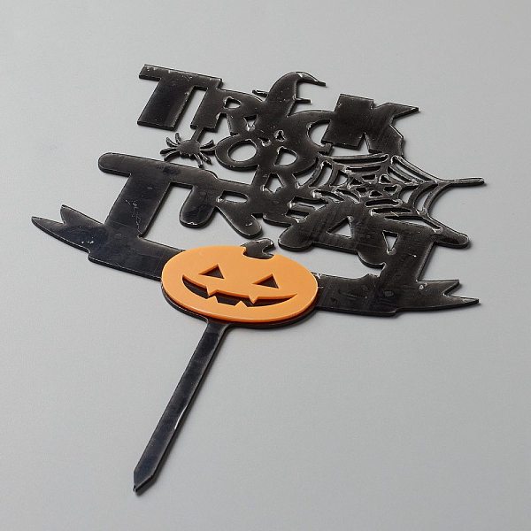 PandaHall Acrylic Pumpkin & Word Cake Insert Card Decoration, for Halloween Cake Decoration, Word Trick or Treat, Black, 160x120x1mm Acrylic...
PandaHall Acrylic Pumpkin & Word Cake Insert Card Decoration, for Halloween Cake Decoration, Word Trick or Treat, Black, 160x120x1mm Acrylic...