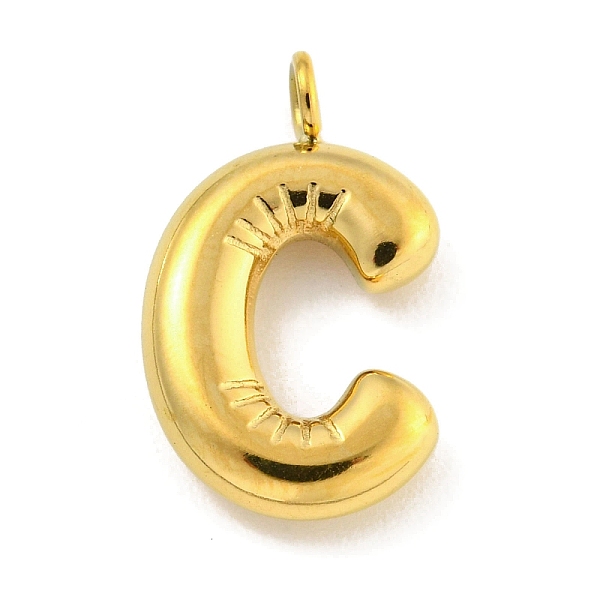 PandaHall Ion Plating(IP) 304 Stainless Steel Pendants, Letter Charm, Golden, Letter C, 11.5x10x3mm, Hole: 2mm 304 Stainless Steel Letter C
PandaHall Ion Plating(IP) 304 Stainless Steel Pendants, Letter Charm, Golden, Letter C, 11.5x10x3mm, Hole: 2mm 304 Stainless Steel Letter C