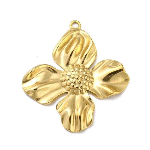 PandaHall Ion Plating(IP) 304 Stainless Steel Pendants, Real 18K Gold Plated, Flower, 32x29x3mm, Hole: 1.6mm 304 Stainless Steel Flower
PandaHall Ion Plating(IP) 304 Stainless Steel Pendants, Real 18K Gold Plated, Flower, 32x29x3mm, Hole: 1.6mm 304 Stainless Steel Flower