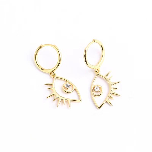 PandaHall Fashionable S925 Silver Eyelash Eye Earrings for Daily Dating Wear Sterling Silver Eye
PandaHall Fashionable S925 Silver Eyelash Eye Earrings for Daily Dating Wear Sterling Silver Eye