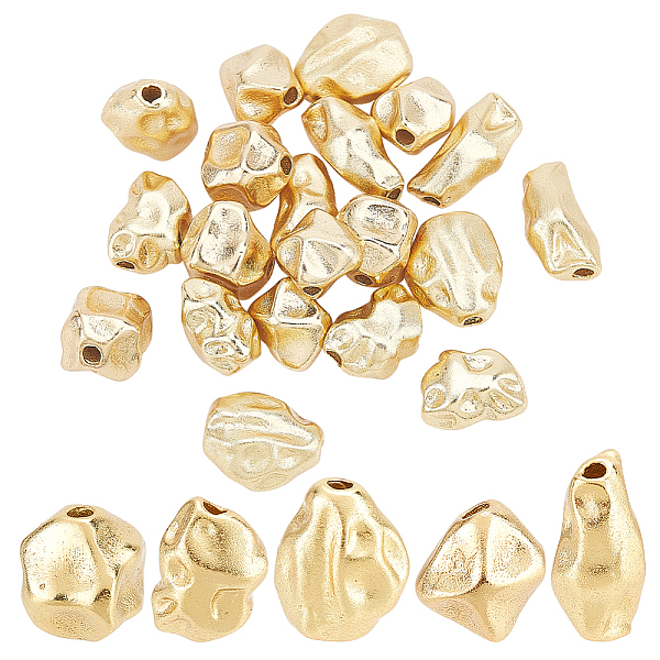 PandaHall PH 20pcs Twist Brass Beads, 5 Styles 18K Gold Plated Irregular Spacer Beads Twist Nuggets Craft Loose Beads for Necklace Bracelet...
PandaHall PH 20pcs Twist Brass Beads, 5 Styles 18K Gold Plated Irregular Spacer Beads Twist Nuggets Craft Loose Beads for Necklace Bracelet...