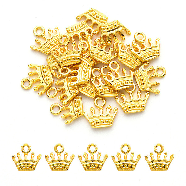PandaHall Zinc Alloy Charms, Lead Free & Cadmium Free, Crown Shape, Golden, 13x14x3mm, Hole: 2mm Alloy Crown
PandaHall Zinc Alloy Charms, Lead Free & Cadmium Free, Crown Shape, Golden, 13x14x3mm, Hole: 2mm Alloy Crown