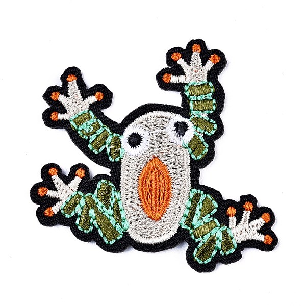 PandaHall Frog Shape Computerized Embroidery Cloth Iron on/Sew on Patches, Costume Accessories, Appliques, Colorful, 52x48x1.9mm Cloth Frog..., Multicolor
PandaHall Frog Shape Computerized Embroidery Cloth Iron on/Sew on Patches, Costume Accessories, Appliques, Colorful, 52x48x1.9mm Cloth Frog..., Multicolor