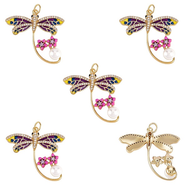 PandaHall 5Pcs Eco-Friendly Brass Micro Pave Cubic Zirconia Pendants, with Enamel, Long-Lasting Plated, Lead Free & Cadmium Free & Nickel...
PandaHall 5Pcs Eco-Friendly Brass Micro Pave Cubic Zirconia Pendants, with Enamel, Long-Lasting Plated, Lead Free & Cadmium Free & Nickel...