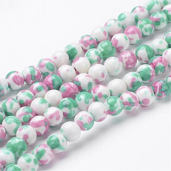 PandaHall Synthetic Ocean White Jade Bead Strands, Dyed, Round, Colorful, 6mm, Hole: 1mm, about 64pcs/strand, 15.7 inch(400mm) Ocean White...
PandaHall Synthetic Ocean White Jade Bead Strands, Dyed, Round, Colorful, 6mm, Hole: 1mm, about 64pcs/strand, 15.7 inch(400mm) Ocean White...