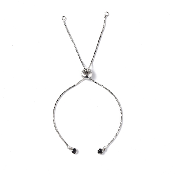 PandaHall Rack Plating Brass Box Chain Slider Bracelet Making, with Rhinestone, Long-Lasting Plated, Cadmium Free & Lead Free, Platinum..., Black
PandaHall Rack Plating Brass Box Chain Slider Bracelet Making, with Rhinestone, Long-Lasting Plated, Cadmium Free & Lead Free, Platinum..., Black