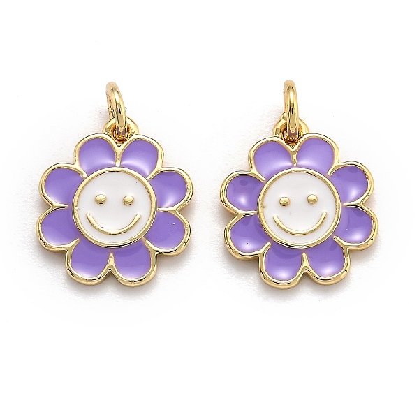 PandaHall Brass Enamel Charms, Real 18K Gold Plated, Long-Lasting Plated, Flower, Medium Purple, 14.5x13x1.5mm, Hole: 3mm Brass Flower
PandaHall Brass Enamel Charms, Real 18K Gold Plated, Long-Lasting Plated, Flower, Medium Purple, 14.5x13x1.5mm, Hole: 3mm Brass Flower