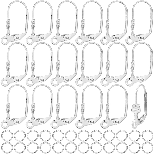PandaHall Beebeecraft 50Pcs 304 Stainless Steel Leverback Earring Findings, with Loop, Flower, with 100Pcs Jump Rings, for DIY Earring...
PandaHall Beebeecraft 50Pcs 304 Stainless Steel Leverback Earring Findings, with Loop, Flower, with 100Pcs Jump Rings, for DIY Earring...