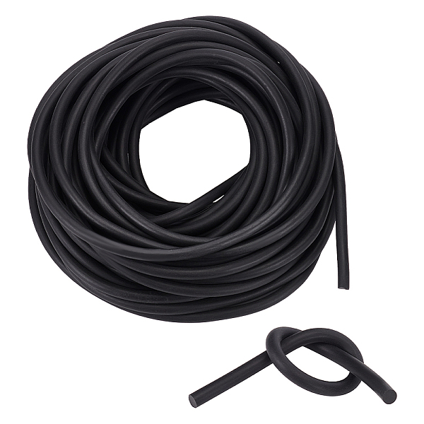 PandaHall 1 Roll Round Nitrile Rubber Cord, Synthetic Rubber Round Cord, Black, 6mm, about 16.40 Yards(15m)/Roll Synthetic Rubber Black
PandaHall 1 Roll Round Nitrile Rubber Cord, Synthetic Rubber Round Cord, Black, 6mm, about 16.40 Yards(15m)/Roll Synthetic Rubber Black