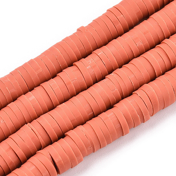 PandaHall Handmade Polymer Clay Beads Strands, for DIY Jewelry Crafts Supplies, Heishi Beads, Disc/Flat Round, Coral, 6x0.5~1mm, Hole: 1.8mm..., Red
PandaHall Handmade Polymer Clay Beads Strands, for DIY Jewelry Crafts Supplies, Heishi Beads, Disc/Flat Round, Coral, 6x0.5~1mm, Hole: 1.8mm..., Red