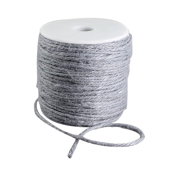 PandaHall Colored Jute Cord, Jute String, Jute Twine, 3-Ply, for Jewelry Making, Light Grey, 2mm, about 109.36 yards(100m)/roll Jute Gray
PandaHall Colored Jute Cord, Jute String, Jute Twine, 3-Ply, for Jewelry Making, Light Grey, 2mm, about 109.36 yards(100m)/roll Jute Gray