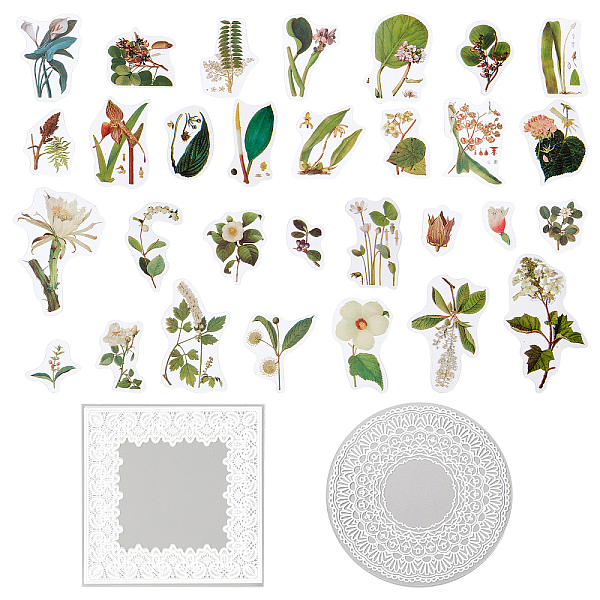PandaHall CRASPIRE 4Bags PET Plastic Waterproof Stickers, Scrapbook Making Supplies, Mixed Shapes, Mixed Color, Floral Pattern...
PandaHall CRASPIRE 4Bags PET Plastic Waterproof Stickers, Scrapbook Making Supplies, Mixed Shapes, Mixed Color, Floral Pattern...