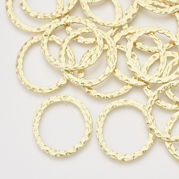 PandaHall Alloy Pendants, Hammered, Ring, Light Gold, 35x32x2mm, Hole: 1mm Alloy Ring
PandaHall Alloy Pendants, Hammered, Ring, Light Gold, 35x32x2mm, Hole: 1mm Alloy Ring
