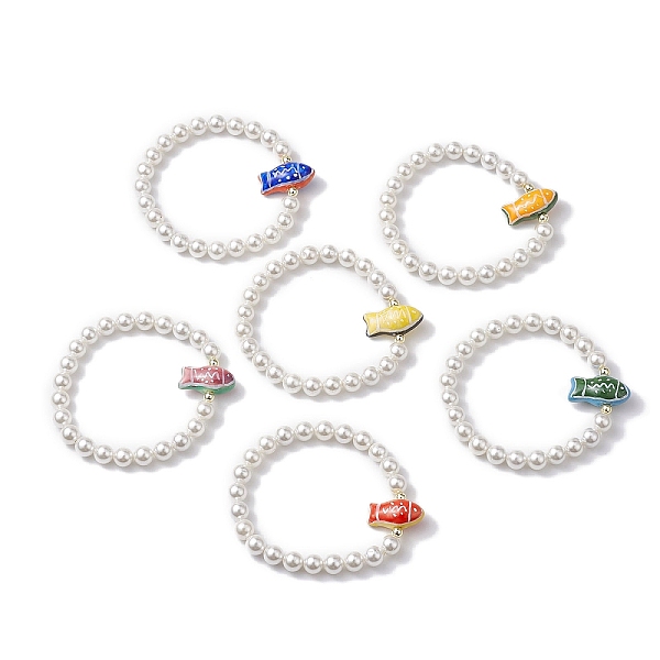 PandaHall 8mm Round Shell Pearl Beaded Stretch Bracelets, Fish Handmade Printed Porcelain Bracelets for Women, Mixed Color, Inner Diameter..., Multicolor
PandaHall 8mm Round Shell Pearl Beaded Stretch Bracelets, Fish Handmade Printed Porcelain Bracelets for Women, Mixed Color, Inner Diameter..., Multicolor