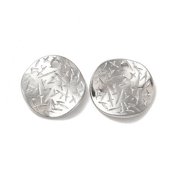 PandaHall 304 Stainless Steel Pendants, Textured, Flat Round Charm, Stainless Steel Color, 15x1mm, Hole: 1.6mm 304 Stainless Steel Flat...
PandaHall 304 Stainless Steel Pendants, Textured, Flat Round Charm, Stainless Steel Color, 15x1mm, Hole: 1.6mm 304 Stainless Steel Flat...