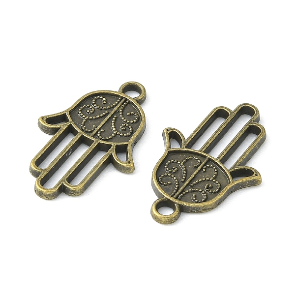 PandaHall Tibetan Style Alloy Pendants, Cadmium Free & Nickel Free & Lead Free, Hamsa Hand/Hand of Fatima/Hand of Miriam, Antique Bronze...
PandaHall Tibetan Style Alloy Pendants, Cadmium Free & Nickel Free & Lead Free, Hamsa Hand/Hand of Fatima/Hand of Miriam, Antique Bronze...